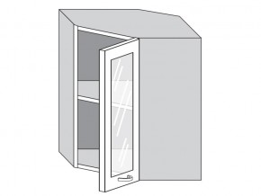 1.60.3у Шкаф настенный (h=720) угловой на 600мм со стекл. дверцей в Верхней Туре - verhnyaya-tura.magazin-mebel74.ru | фото