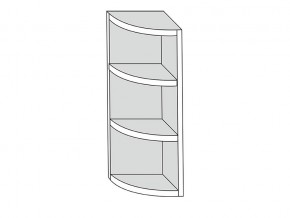 19.30.0р Полка угловая (h=913) радиусная  ЛДСП УНИ в Верхней Туре - verhnyaya-tura.magazin-mebel74.ru | фото