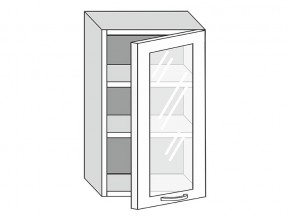 19.50.3 Шкаф настенный (h=913) на 500мм с 1-ой стекл. дверцей в Верхней Туре - verhnyaya-tura.magazin-mebel74.ru | фото