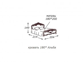 Кровать 2-х спальная 1800*2000 с ортопедом в Верхней Туре - verhnyaya-tura.magazin-mebel74.ru | фото