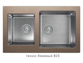 Мойка комбинированная Tolero twist TTS-840 Темно-бежевый 823 в Верхней Туре - verhnyaya-tura.magazin-mebel74.ru | фото