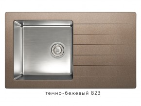 Мойка комбинированная Tolero twist TTS-860 Темно-бежевый 82 в Верхней Туре - verhnyaya-tura.magazin-mebel74.ru | фото