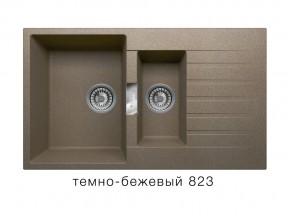 Мойка кварцевая Tolero Loft TL-860 Темно-бежевый 823 в Верхней Туре - verhnyaya-tura.magazin-mebel74.ru | фото