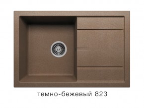 Мойка кварцевая Tolero R-112 Темно-бежевый 823 в Верхней Туре - verhnyaya-tura.magazin-mebel74.ru | фото