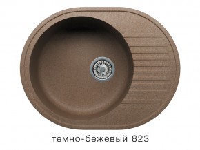 Мойка кварцевая Tolero R-122 Темно-бежевый 823 в Верхней Туре - verhnyaya-tura.magazin-mebel74.ru | фото