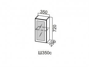 Ш350с/720 Шкаф навесной 350/720 (со стеклом) в Верхней Туре - verhnyaya-tura.magazin-mebel74.ru | фото