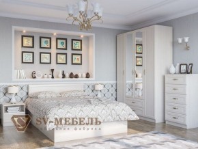 Спальня Вега Сосна Карелия Серия 2 в Верхней Туре - verhnyaya-tura.magazin-mebel74.ru | фото