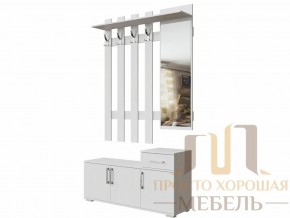 Вешалка с зеркалом 1,2 м в Верхней Туре - verhnyaya-tura.magazin-mebel74.ru | фото